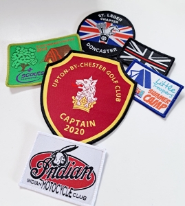 Fine examples woven cloth patches, military standard UV colourfast.